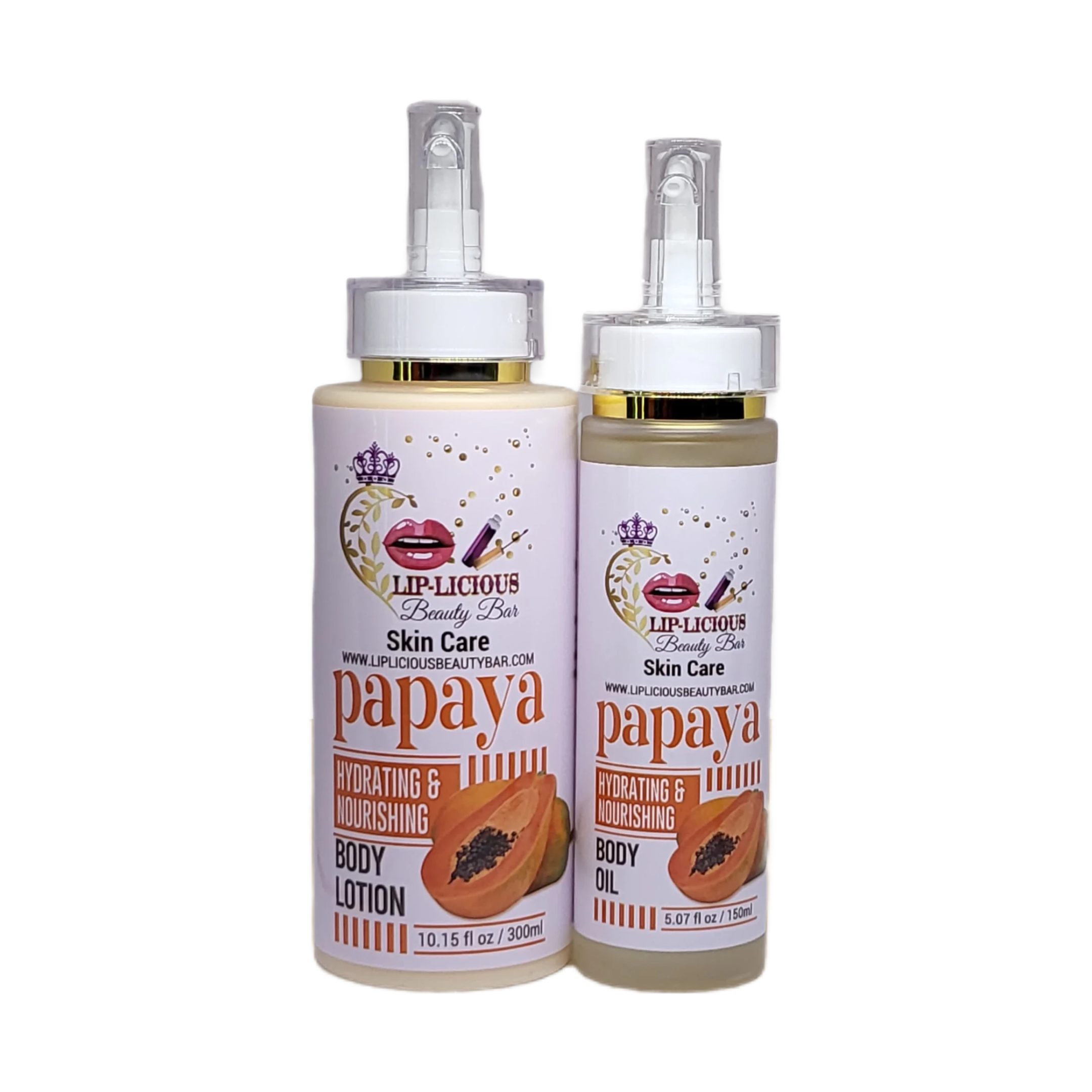 PAPAYA BODY   LOTION AND OIL SET